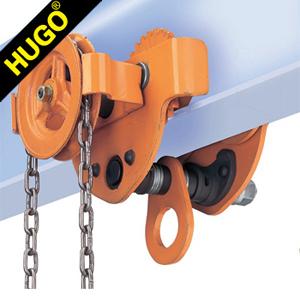 High Quality Metal Hoist Hand Trolley, Brand Name : HUGO