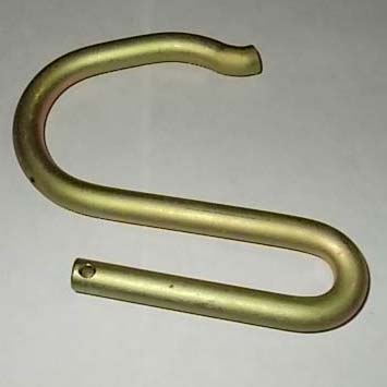 Polished Metal Door Handle Clips, Color : Golden