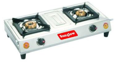 Stainless Steel Series Two Burner Gas Stove