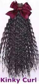 Kinky Curl Weft Hair, For Parlour, Personal, Style : Curly
