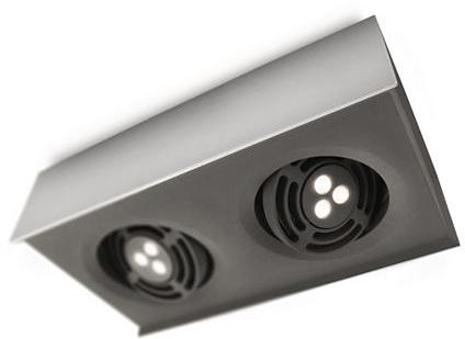 2 Spots Radar Aluminium LED, Model Number : 57985/48/16