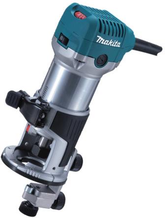 MAKITA Plunge Router, Power : 2.5m (8.2ft), Dimension : 89x89x200mm
