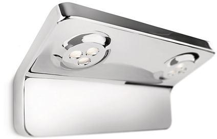PHILIPS InStyle Wall Light Double Vanitas Chrome LED