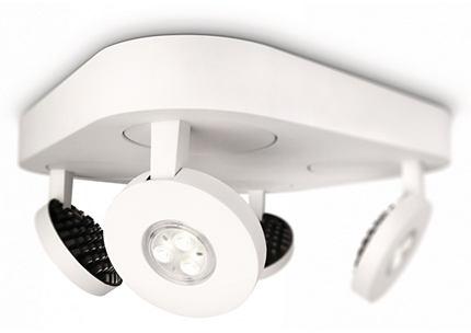 PHILIPS Spot Light 4 Spots Scope White LED
