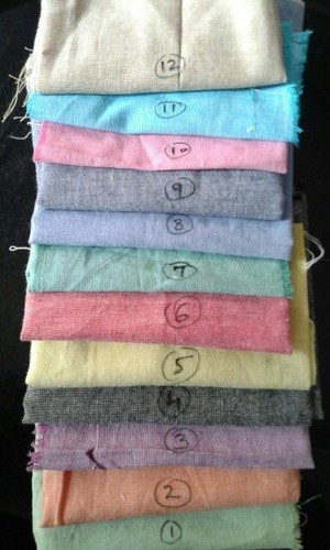 Chambray Cotton Fabric, Width : 44