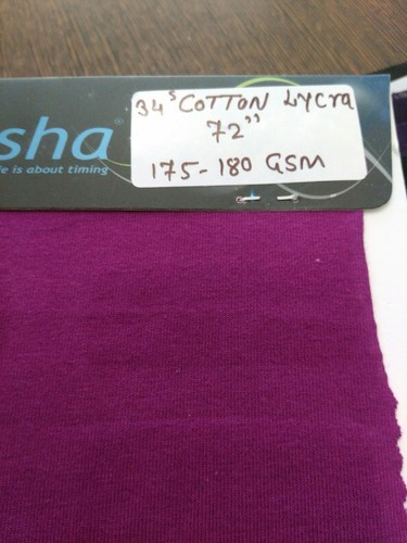 Cotton Lycra Fabric, Width : 72'