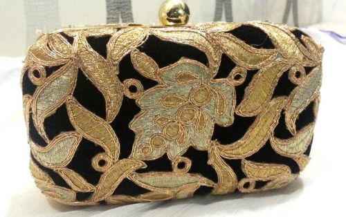 Embroidered Clutch Purse