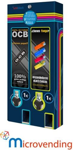 Vending Machine For Rolling Paper and Lighters