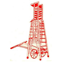Aluminium Tower Ladder, Thickness : 66.68 x 31.75 x 3.18MM