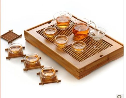 Glass Tea Set Pot Cup