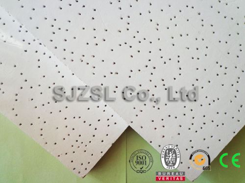 Suspended Ceiling Mineral Fiber Board, Ceiling Tile Shape : Square