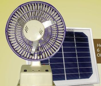 Solar Table Fan