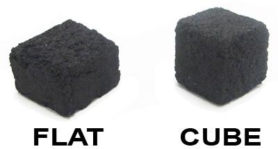 100% Flat and Cube Shisha Charcoal
