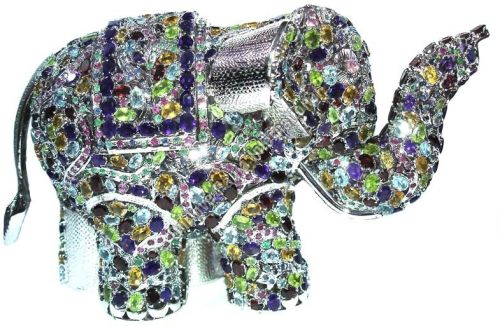 Polished Metal Silver Elephant Statue, For Garden, Home, Office, Shop, Size : 2feet, 4feet, 6feet