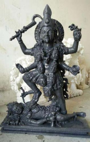 Marble Maa Kali Statue, For Shiny, Pattern : Non Printed