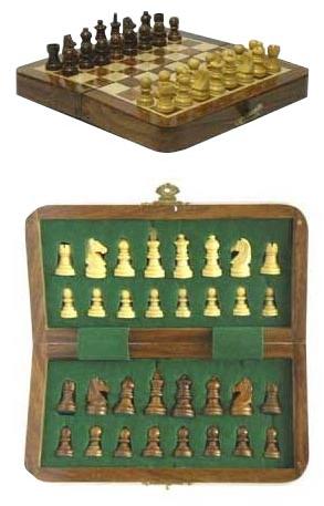 Wooden chess board