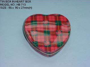 Heart Shaped Tin Boxes