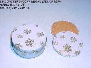 Tin Coaster Sets