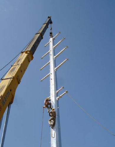 Electric Transmission Steel Pole