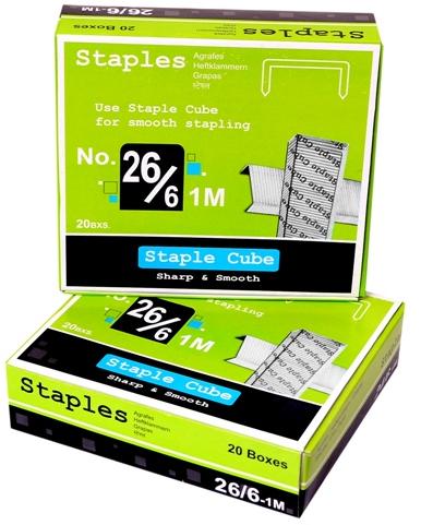 Staple Cube Staples Pin No 26/6