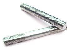 Nickel Alloy Stud Bolts, Packaging Type : Metallic Silver