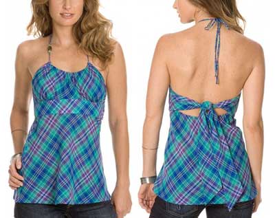 Womens Plaid Tops-03