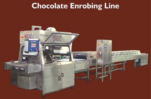 100-500kg Chocolate Enrobing Line, Voltage : 220V