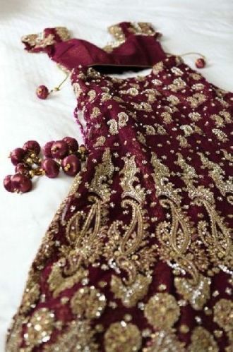 Bridal Lehenga, Color : Maroon