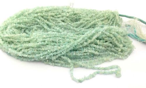 Aquamarine Chips, Length : 34 Inches