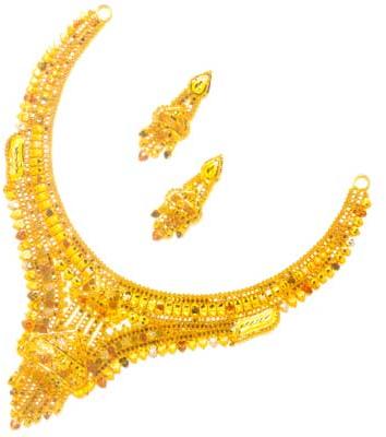 Gold Necklace-b-32-gm