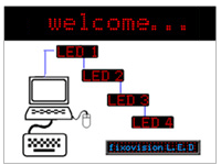 L.E.D Moving Message Displays