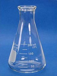 Flasks Conical, Erlenmeyer, Graduated Wide Mouth.