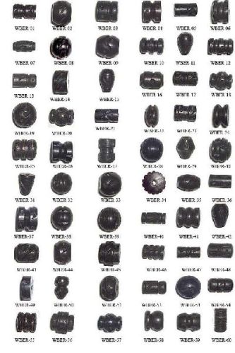 Ebony and Rosewood Beads