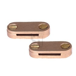 Naval Brass / Gunmetal DC Tape Clips