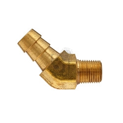 MPT 45 Degree Brass Barb Fitting