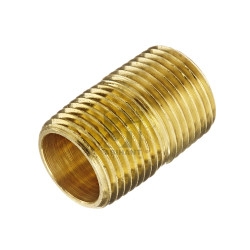 MPT Brass Close Nipple, Size : 1/8″, 1/4″, 3/8″, 1/2″, 3/4″, 1″, 1 1/4″, 1 1/2″