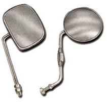 Metal & Glass Rear View Mirror, Packaging Type : Silver