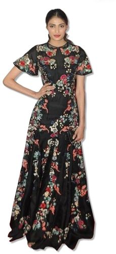 Athiya Shetty Multi Colored Embroidered Dress