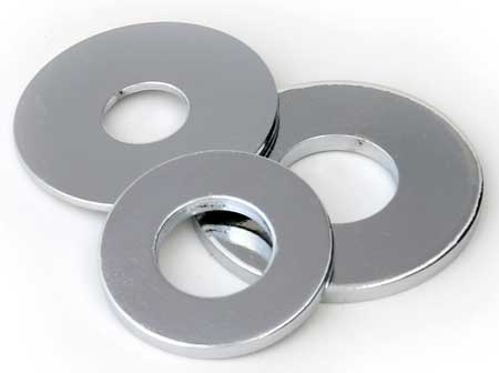 Round Metal Plain Washers, Color : Grey