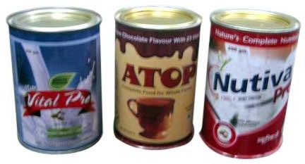 Round Tin Containers