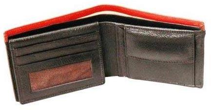 Mens Leather Wallet, Pattern : Plain
