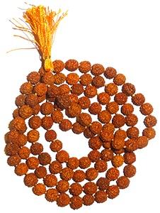 FIVE MUKHI RUDRAKSHA MALA EIGHT MM