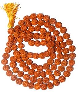 FIVE MUKHI RUDRAKSHA MALA TEN MM