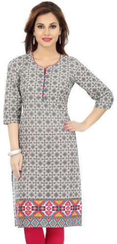 Summertime Print Galore Cotton Tunic For Women