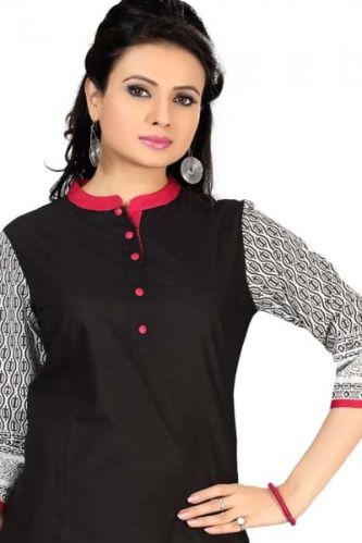 The Serene Summer Cotton Printed Tunic Top For Women