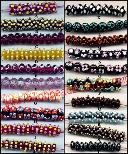 Doted Glass Beads