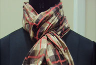 Printed Check Scarf