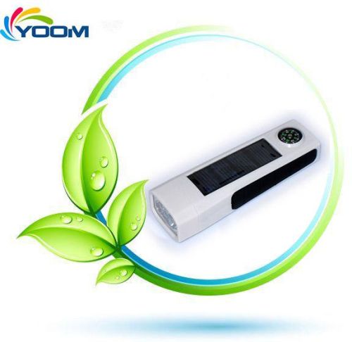 Solar Portable Rechargeable Flashlight