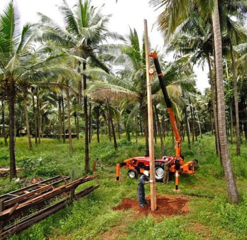 360 Degree Tractor Mounted Crane