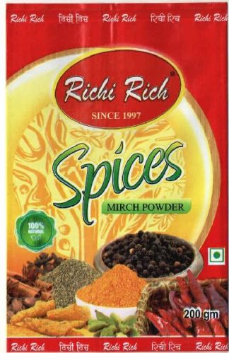 Chilli powder, Drying Process : Sun Dry